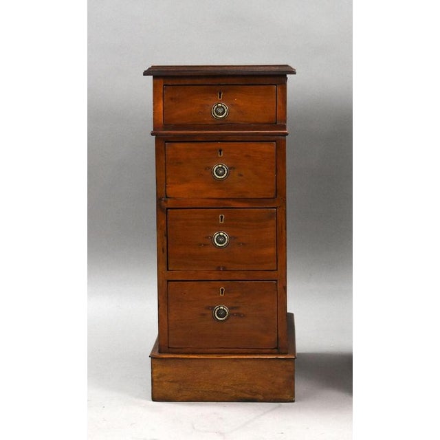 19th Century Victorian Mahogany Bedside Chests, 1890, Set of 2 For Sale - Image 5 of 9