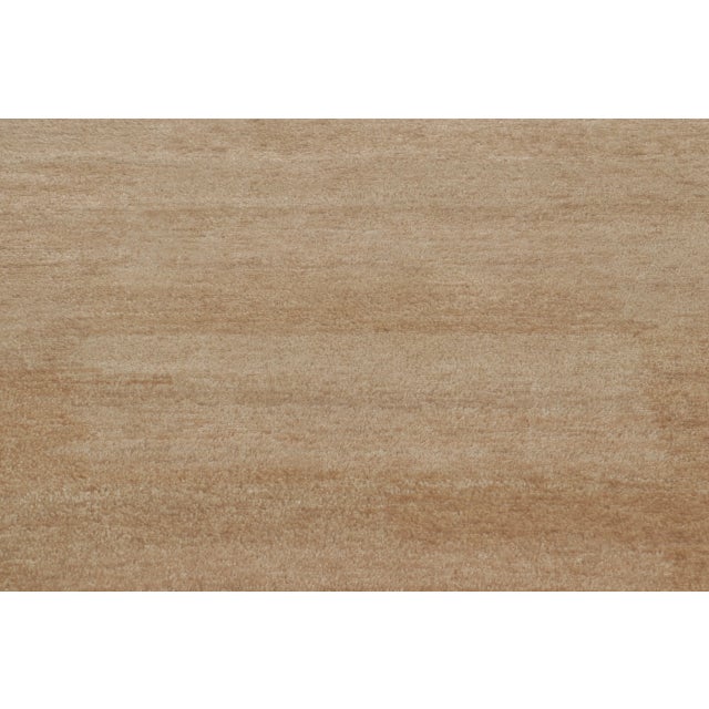 Modern Rug & Kilim’s Modern Samarkand Rug in Gold and Brown with Geometric Patterns For Sale - Image 3 of 7