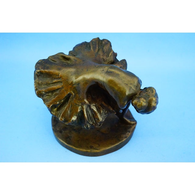 Edgar Degas, Ballerina Tying Her Shoe, 1890s, Bronze For Sale - Image 12 of 18