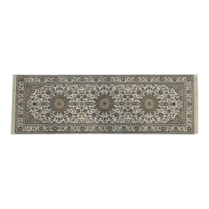 1980s Indo Persian Nain Runner , 2'9" X 8'2"