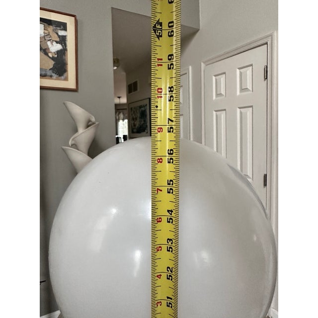 Metal 1970s Mid-Century Modern Lollipop Floor Lamp For Sale - Image 7 of 9