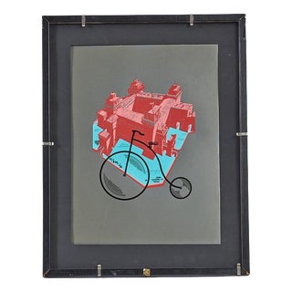 Vintage Estense Castle Ferrara Poster, 1980s For Sale