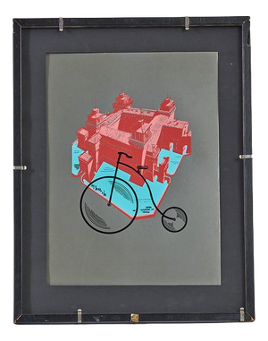 Vintage Estense Castle Ferrara Poster, 1980s