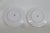 White Schumann Bavaria Empress Dresden Flowers White Porcelain Plates 2pc Pair #5139b For Sale - Image 8 of 10