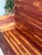 1950s Vintage Cedar Hope Chest Bench by Universal Cabinet Company Chicago Rustic Solid Wood Blanket Trunk Storage Coffee Table For Sale - Image 5 of 11