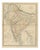 Antique Map of India with Railways Sanctioned by the East India Company, 1858 For Sale