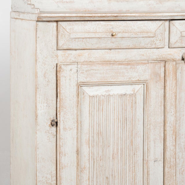 19th Century Swedish Gray Painted Pine Sideboard For Sale - Image 4 of 14