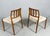 Brown Vintage Dining Chairs in Teak by Niels Otto Møller for JL Møllers, 1970s, Set of 4 For Sale - Image 8 of 18