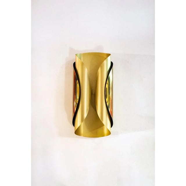 Brass Wall Light, Italy, 1970s For Sale - Image 6 of 6