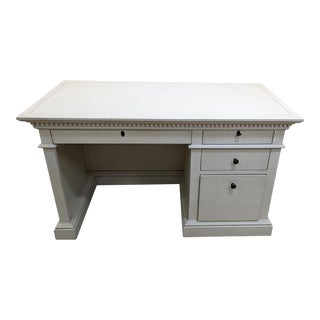 Restoration Hardware St. James White Desk For Sale