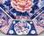 1970s Chinoiserie Toyo Japan Octagonal Imari-Style Blue and Pink Floral & Bird Platter For Sale - Image 13 of 14