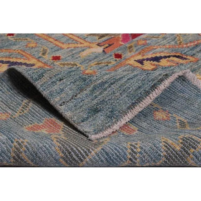 Traditional Handwoven Persian Sultanabad Area Rug 12’4″ X 16’3″ For Sale - Image 3 of 13