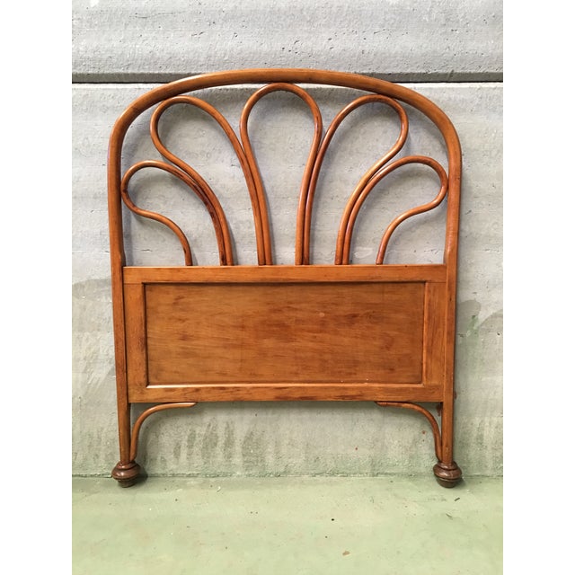 20th Century Vienna Secession Single Bentwood Headboard in Jacob and
