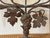 Antique French Iron Candelabra, Grapes and Wheat Motif For Sale - Image 4 of 16