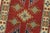Textile Kazak Runner 2’1” X 5’8” Red Wool Tribal Hand-Knotted Oriental Rug For Sale - Image 7 of 11