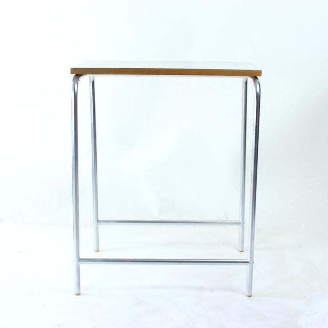 Side Table in Bent Pipes from Kovona, Former Czechoslovakia, 1960s For Sale - Image 6 of 11