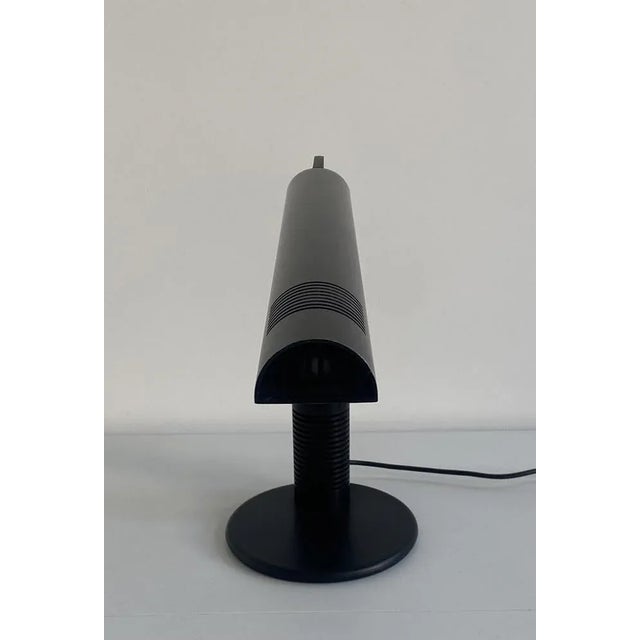 Black Abele Table Lamp by Gianfranco Frattini for Luci For Sale - Image 8 of 10