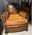 Pair of Antique English Leather Cigar Club Chairs, Circa 1900 For Sale - Image 4 of 5
