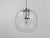 Large Bubble Melting Glass and Chrome Globe Pendant Lamp, Germany, 1970s For Sale - Image 9 of 18
