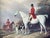 English Mid 20th Century Thomas Tyrwhitt-Drake, Master of the Bicester and Warden Hillfoxhounds Reproduction Paining With Ornate Wood Frame For Sale - Image 3 of 15