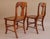 Wood Early 20th Century Pair of Walnut Frame Chairs With Cane Seats For Sale - Image 7 of 10