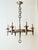 Arts and Crafts Golden Hand-Forged Six-Light Iron Chandelier, Germany, 1920s For Sale - Image 17 of 18