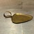 Vintage Mid-Century Modern Triangular Tray Hammered Brass For Sale - Image 4 of 8