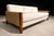 Wood Sofa "Millor" in Rosewood, Fabric & Leather, Sergio Rodrigues, 1960s For Sale - Image 7 of 13