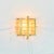 Orrefors Mid-Century Modern Scandinavian Glass and Brass Wall Lamp by Jakobsson for Orrefors & MPR, 1960s For Sale - Image 4 of 9