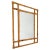 Very Large Vintage Mirror with Geometric Decor in Bamboo Cane and Rattan, Italy, 1970s For Sale - Image 14 of 14