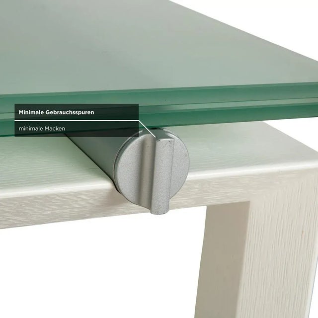 Stilt Extendable Dining Table in Glass from Desalto For Sale - Image 10 of 15