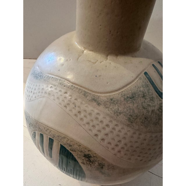Ceramic Vessel With Abstract Design For Sale In Miami - Image 6 of 8