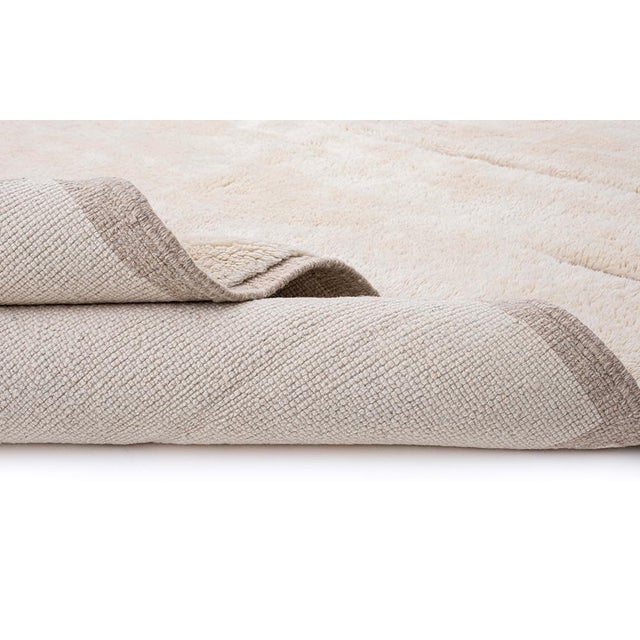 Large Hand-Knotted Wool Rug by Azele Studio For Sale - Image 6 of 10