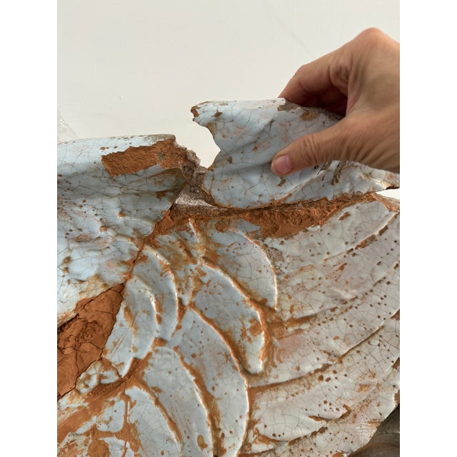 Beige Early 20th Century Winged Sphinx Architectural Fragment For Sale - Image 8 of 9