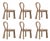 Mary III Dining Chairs by Ottiu, Set of 6 For Sale