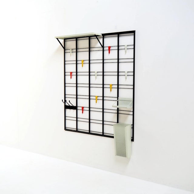 Pilastro Musical Scale Coat Rack by Tjerk Reijenga for Pilastro, Netherlands, 1950s For Sale - Image 4 of 13