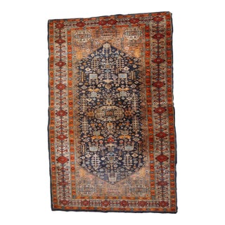 1920s Handmade Antique Afghan Baluch Rug For Sale