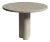 Zade Travertine Round Dining Table 40" For Sale
