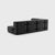 Contemporary Flexible Small Corner Sofa by Ambivalenz, Set of 9 For Sale - Image 3 of 5