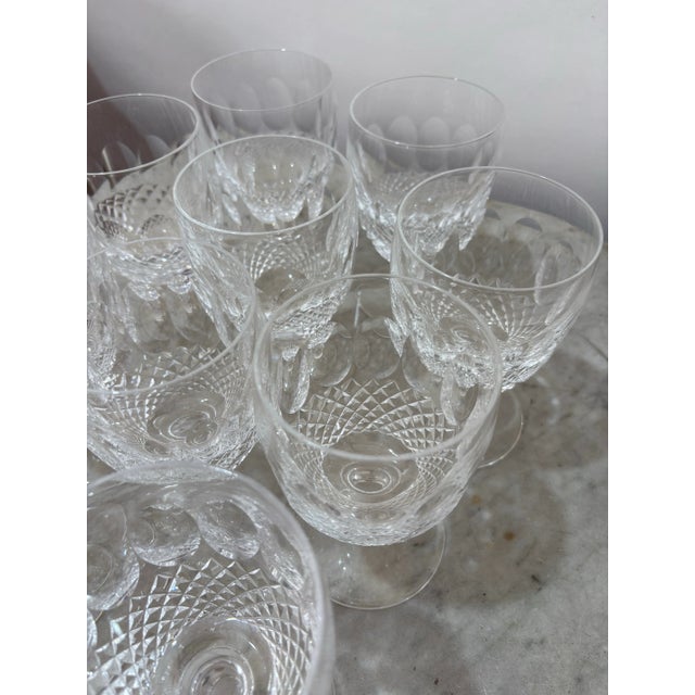Traditional Waterford Colleen Short Stem Wine Glasses- Set of 10 For Sale - Image 3 of 8