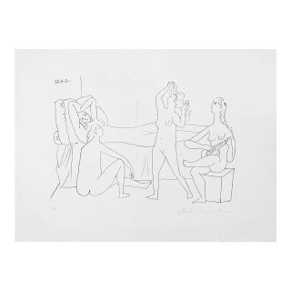 "Quatre Nus Au Harem" 1980s Pablo Picasso Estate Lithograph For Sale