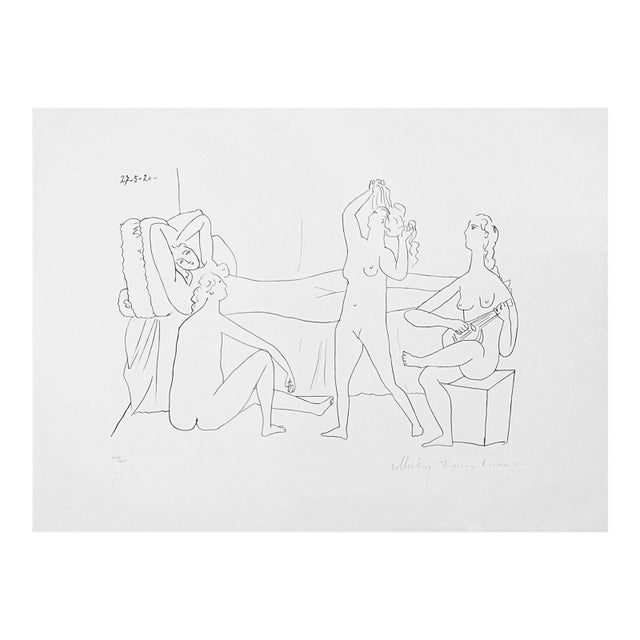 "Quatre Nus Au Harem" 1980s Pablo Picasso Estate Lithograph For Sale