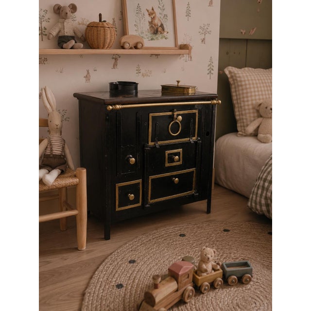 Antique Children's Stove in Cast Iron, 1890s For Sale - Image 10 of 12