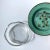 Art Deco WMF Ikora Paul Haustein, Green Patinated Metal Vide Poche, Glass Insert, 1920s For Sale - Image 3 of 6