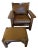 Mission Classic Eastwood Chair and Footstool For Sale