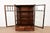 Early 20th Century Limbert Style Antique Mission Oak Arts and Crafts Bookcase Cabinet, Circa 1910 For Sale - Image 5 of 14