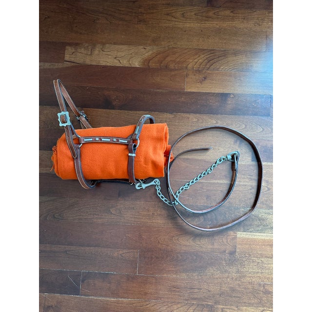 Vintage Equestrian 1970’s Leather Horse Halter For Sale - Image 14 of 15