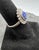 Mid 20th Century Vintage Navajo Lapis Lazuli Sterling Ring (Size 7.75) For Sale - Image 5 of 11