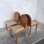Art Deco Burr Walnut Dining Chairs with Cream Upholstered Seats, 1930s, Set of 4 For Sale - Image 9 of 10