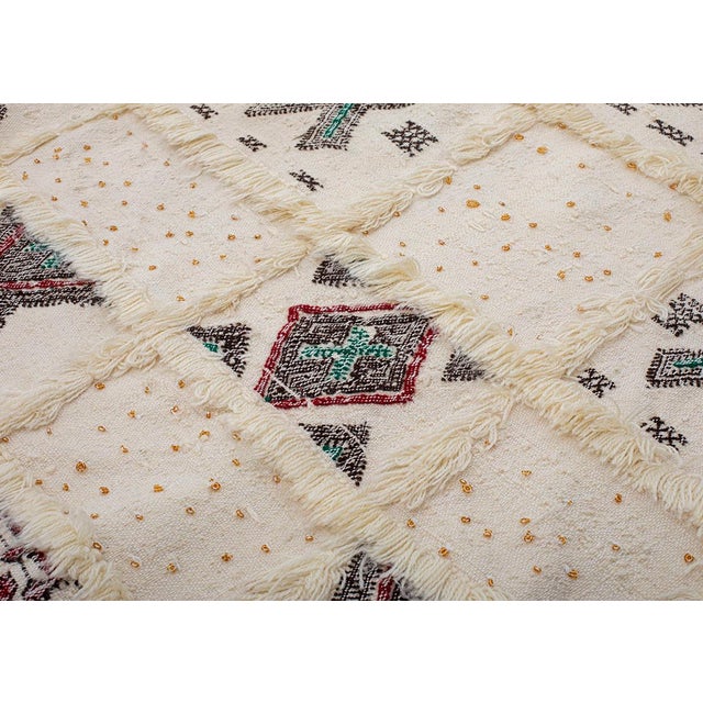 Brown Handwoven Berber Rug by Azele Studio For Sale - Image 8 of 9